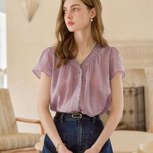 SIMPLY RETRO BLOUSE NWT